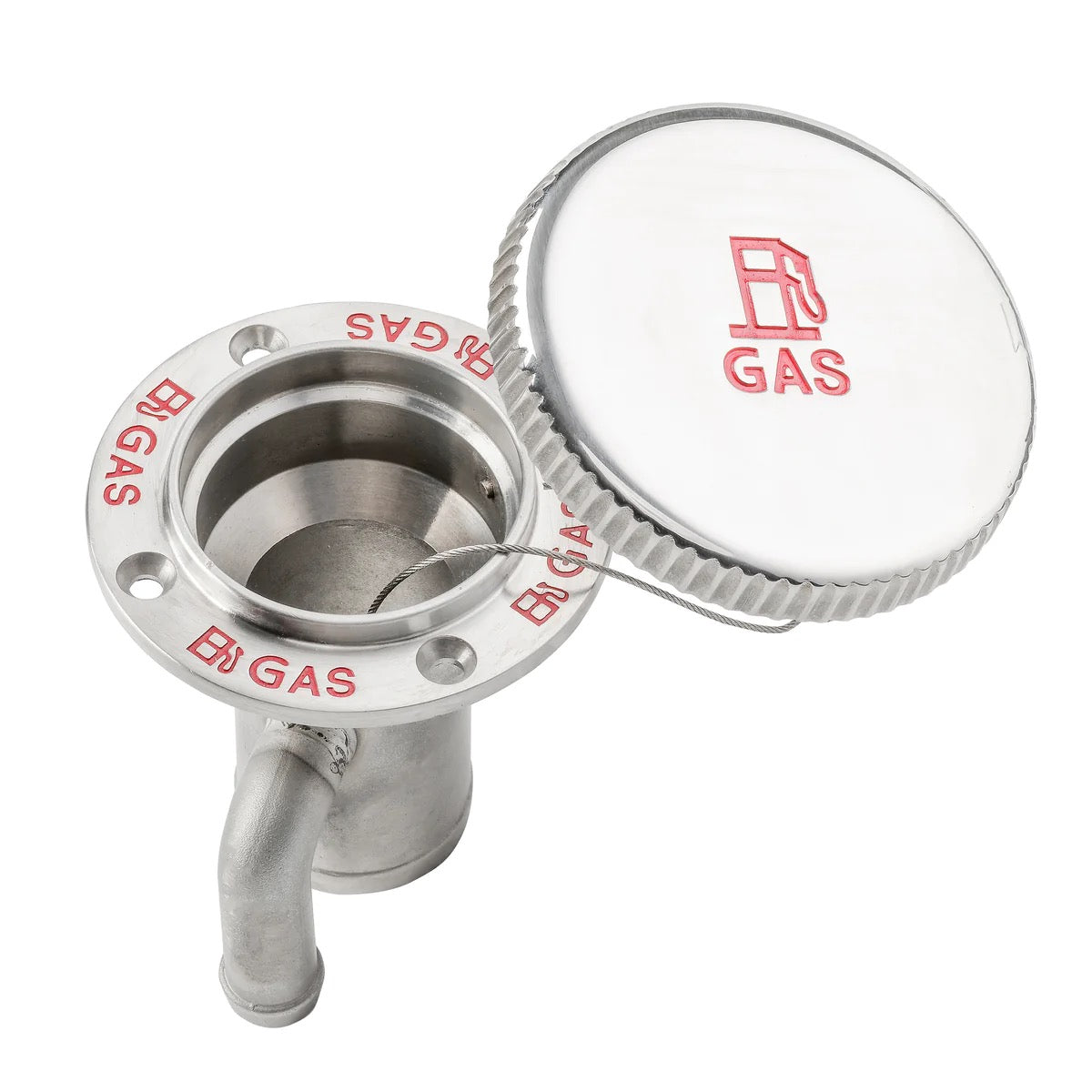 Gas Deck Fill, 316 S.S. 90° EPA Deck Fill Pressurized (Gas)