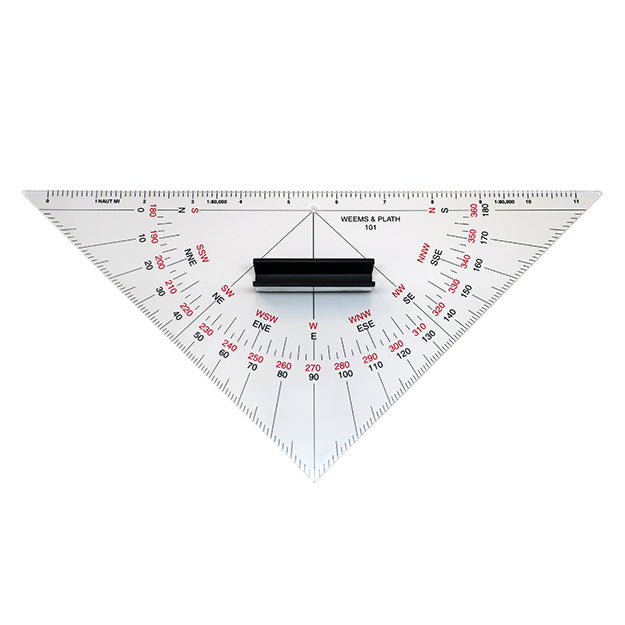 Weems & Plath, Charting Tools, Protractor Triangle, w/ Handle