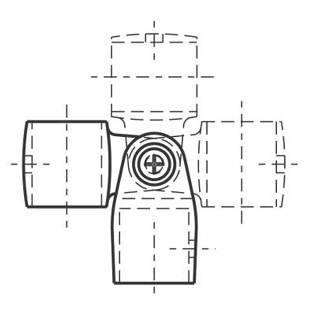 Sea-Dog, Clevis Slide / Top Cap Unit, Cast 316 Stainless, 1"