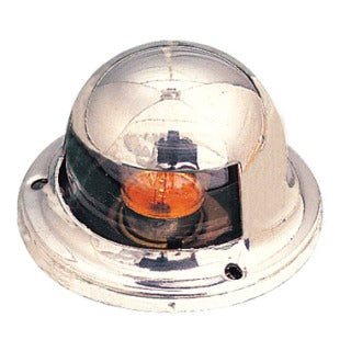 Stern Light, Clear Lens, 135 Deg. , Stainless, 12 volt, Display Pack
