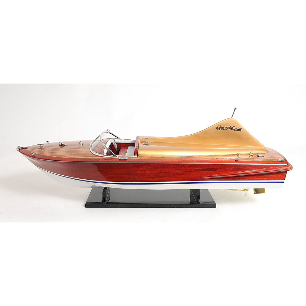 Chris Craft Cobra - Wooden Model Speed Boat, 33"L