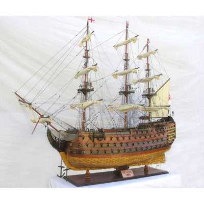HMS Victory - Wooden Model Sailing Ship, X-Large 58"L