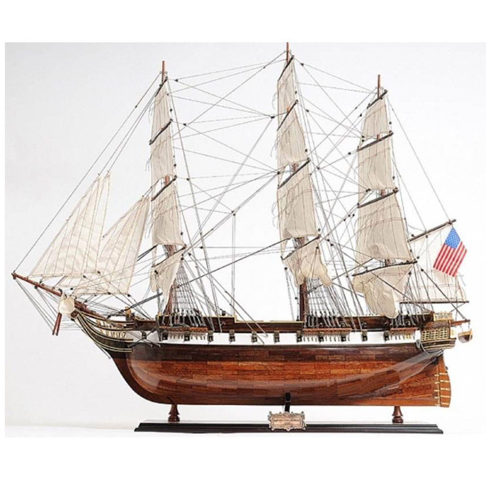USS Constellation - Wooden Model Sailing Ship, 38"L