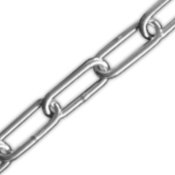 Boat Mooring Chain, 3/4" Long Link, Galvanized