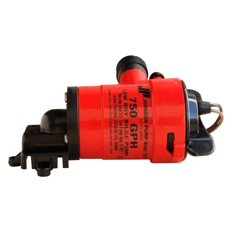 Johnson Pump 33103 - Low Boy 12 V 1248 GPH Electric Impeller Submersible Bilge Pump