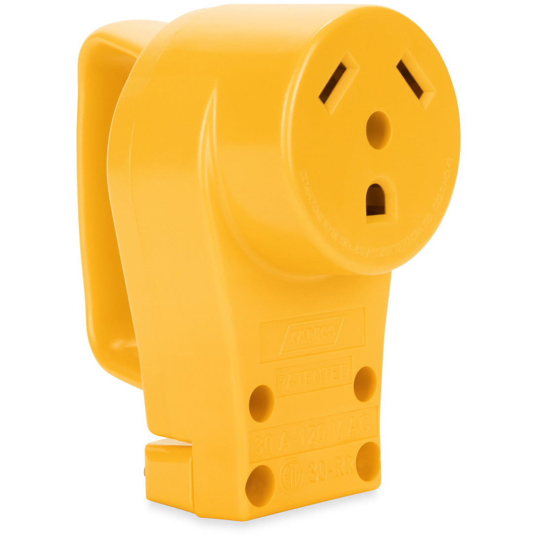 Camco Power Grip RV Replacement Female Receptacle, 30 Amp