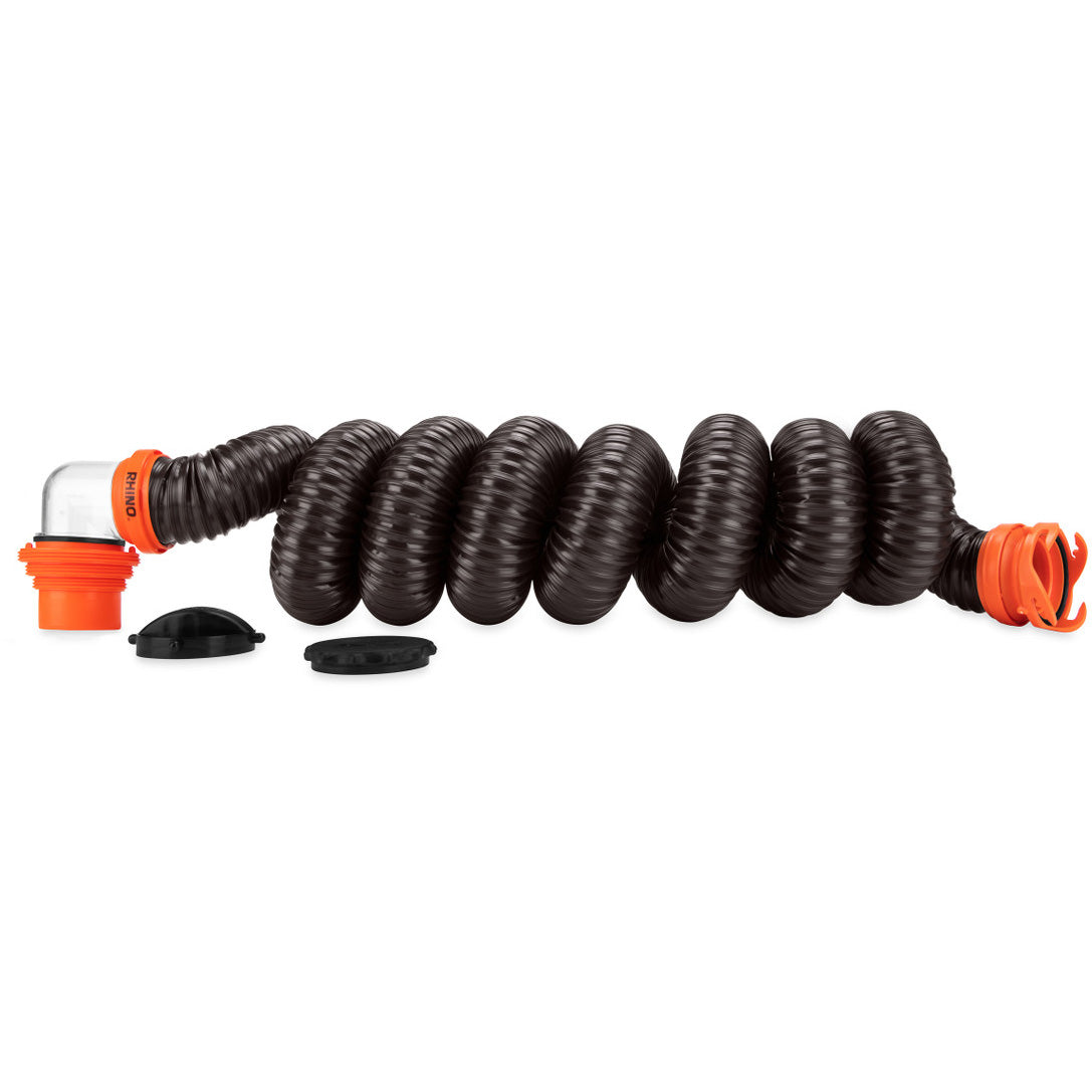 Camco RhinoFlex 15' Camper/RV Sewer Hose Kit