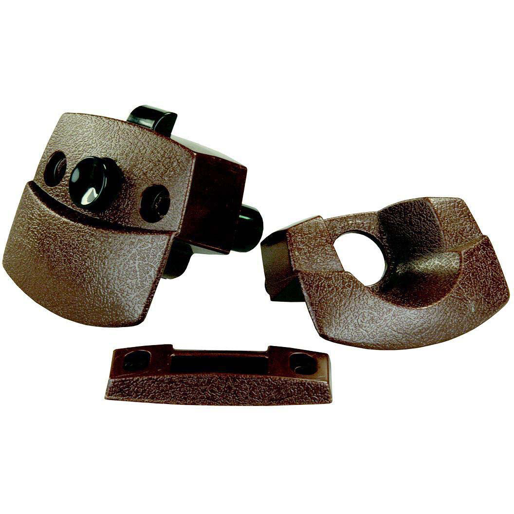 JR Products 20505 Brown Privacy Latch for RV Sliding & Folding Interior Doors