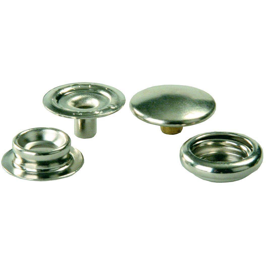 JR Products Fabric-To-Fabric Snap Kit, 6/pk