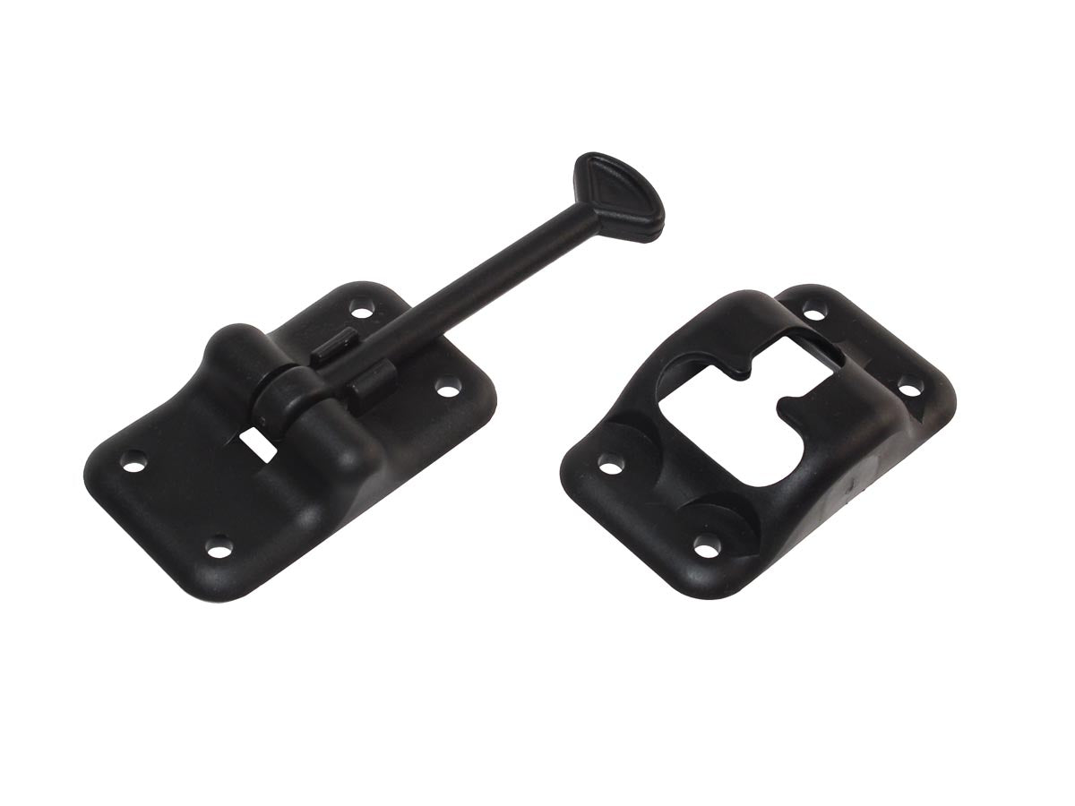 Entry Door Holder - Plastic T - 3 1/2" - Black