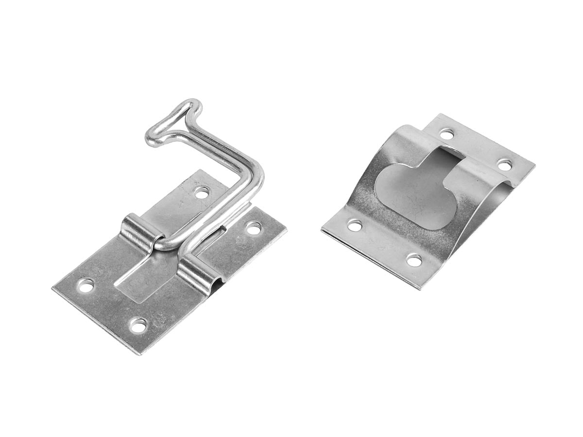 Entry Door Holder - Zinc - 90 Degree