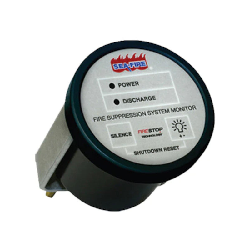 Sea-Fire, Fire Suppression System Supervisory Panel with Engine Shutdown Control, Round, 131-461