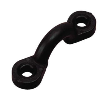 Pop Rivet Mount Pad Eye, Nylon, Black, 081350