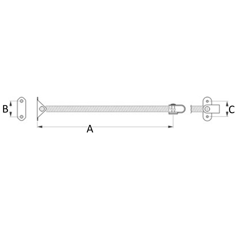 Sea-Dog Stainless Steel 9" Hatch Spring