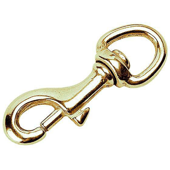 Brass Swivel Eye Bolt Snap 5/8 in.