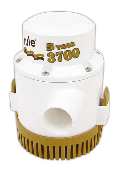 Rule 13A Gold Series Bilge Pump 3,700 gph, 12 volt
