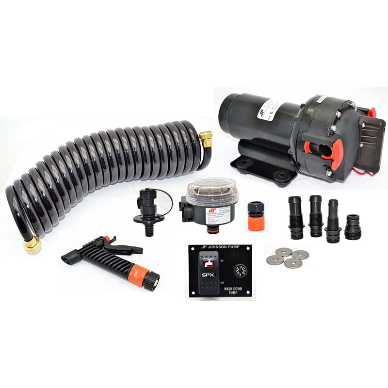 Johnson Pump, Aqua Jet, 5.2 gpm Wash Down Pump Kit with Panel Switch