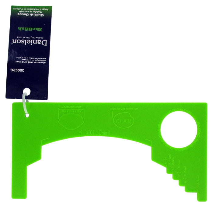 Plastic Crab Gauge & Clam Measure