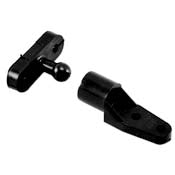Perko Door Catch, Black Plastic