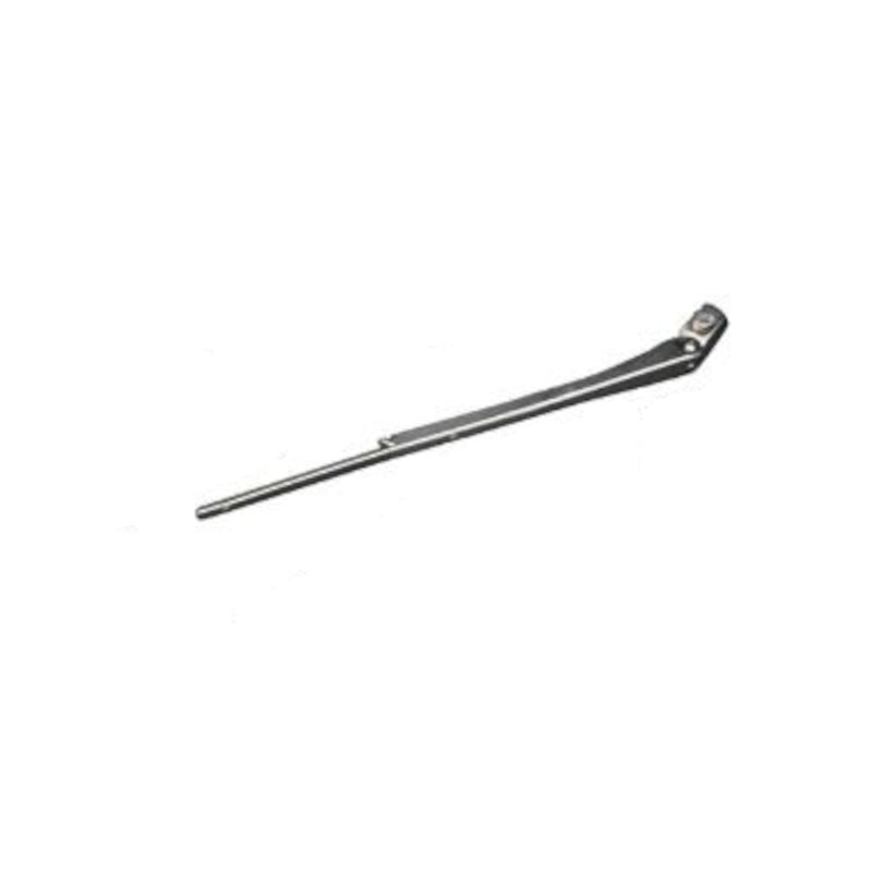 Stainless Wiper Arm, 9" -- 14-3/4", Hinged