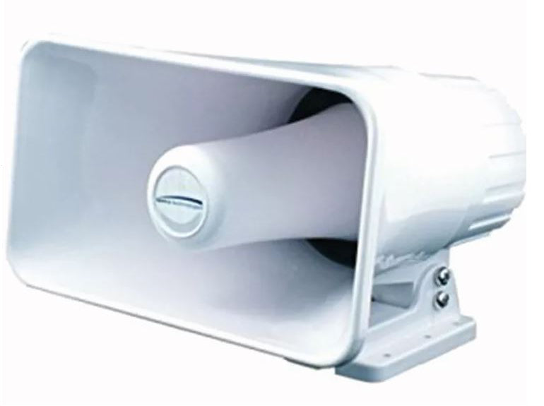 Deck Horn/Hailer, 4.7" x 7.9", Waterproof, 20W (30W Peak)