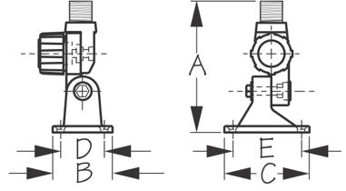 Sea-Dog, Adjustable Antenna Base