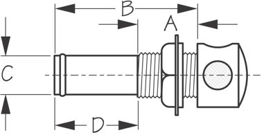 Sea-Dog, Gas Tank Vent, 5/8" Hose