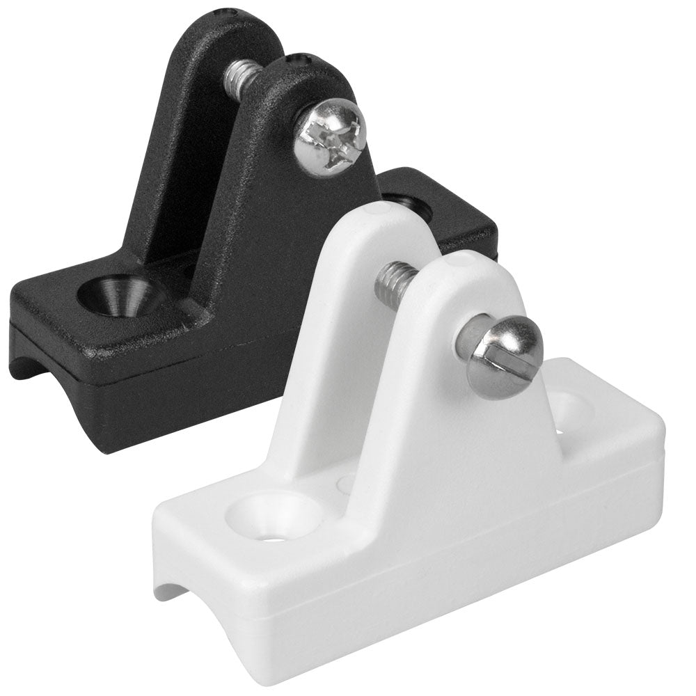 Sea-Dog Nylon Concave Deck Hinge-Black Pair