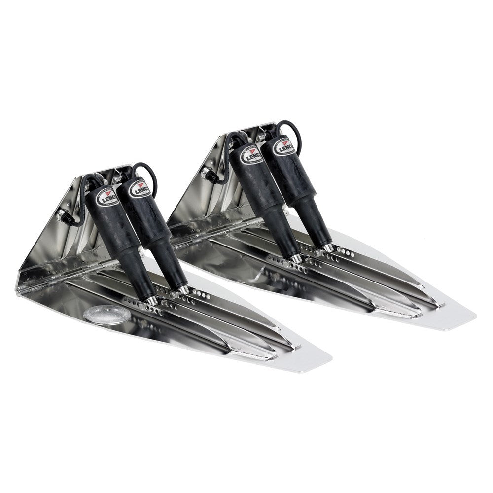High Performance Trim Tab Set, 12v, 21" L x 14" W, Dual Actuators