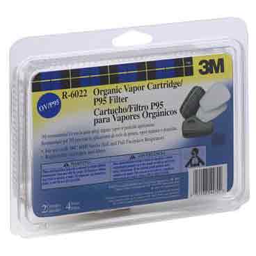 Paint Respirator Supply Kit Organic Vapor Cartridge ,3M