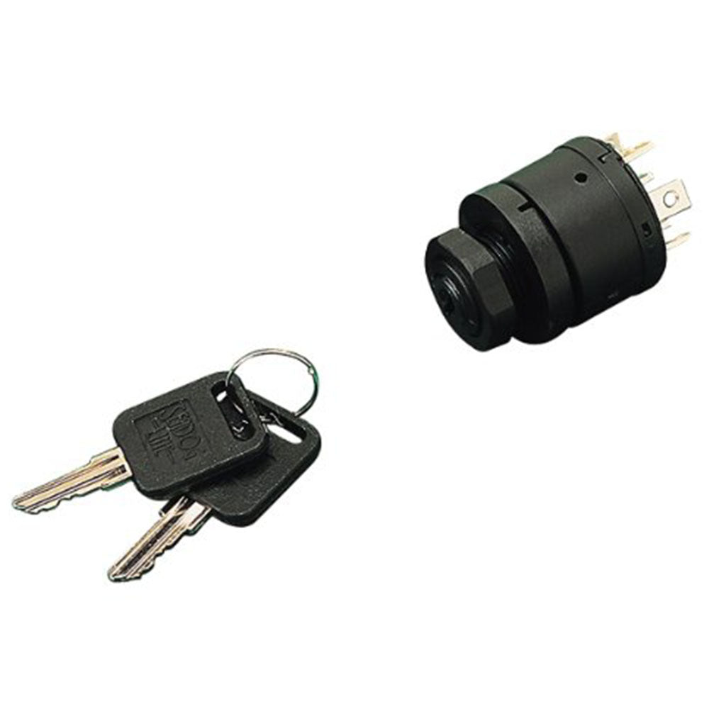 Sea-Dog, 3 Position Magneto Ignition Switch, 6 Screws, 12v
