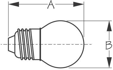 E27 Bulb 12V 15W Medium Screw