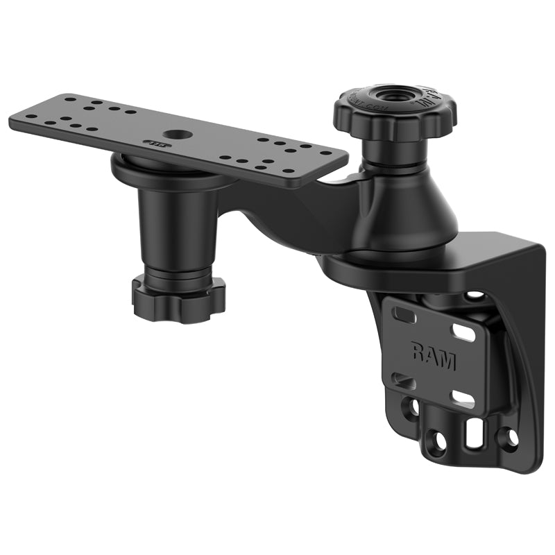 Remote Access Mic Vertical 6" Swing Arm Mount for Fishfinders & Plotters