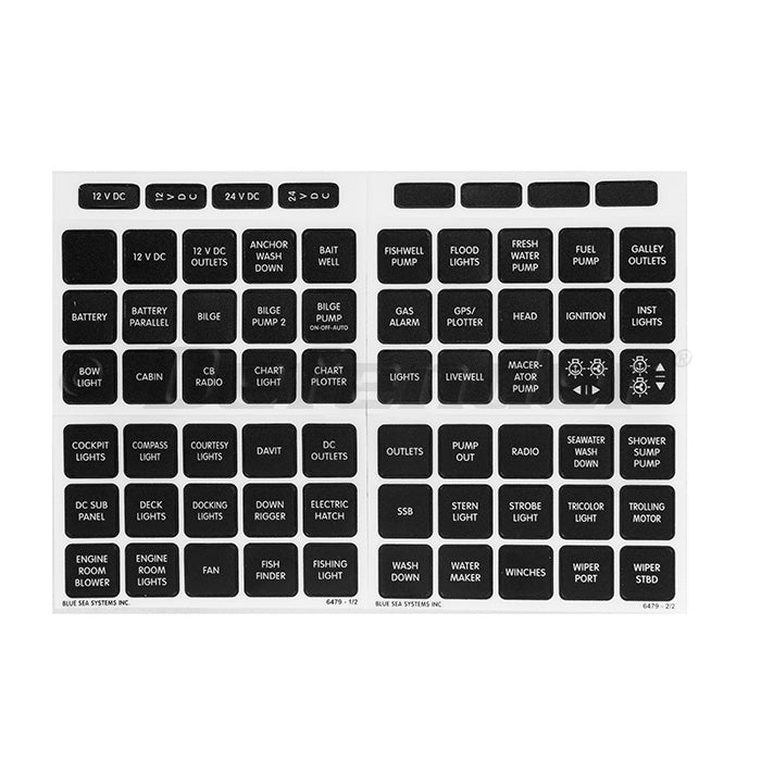 WeatherDeck Label Kit (60 Labels)