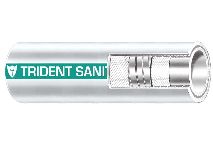 Trident 102 Series Sani-Shield Sanitation Hose, 1"
