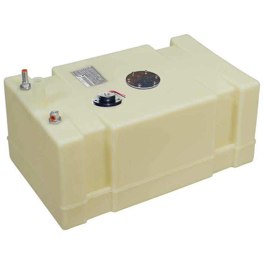 Moeller 19 Gallon Permanent Below Deck Boat Fuel Tank, 26"L x 16"W x 14.5"H