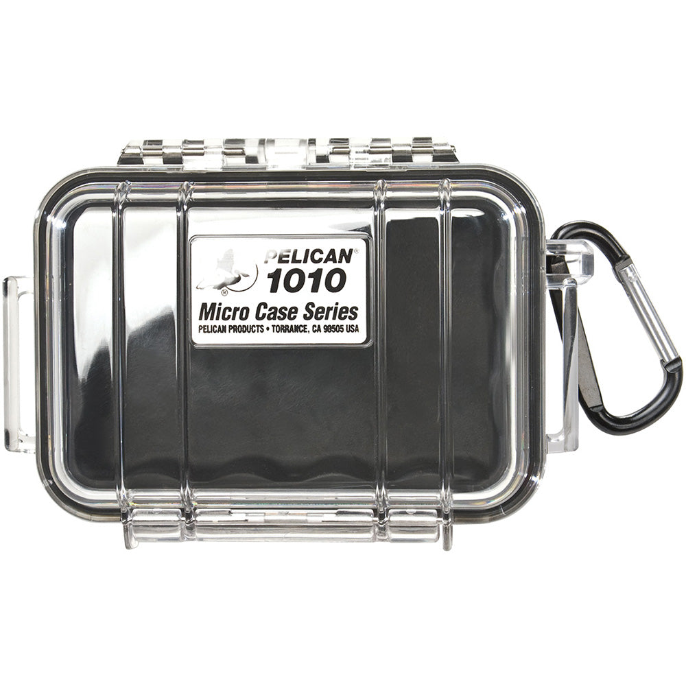 Pelican 1030 Micro Case, Clear Case with Black Liner