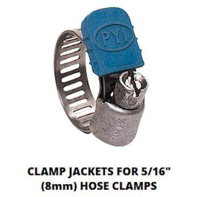 PYI, Clamp Jacket, Hose Clamp End Tips (100 Per Package), 5/16"