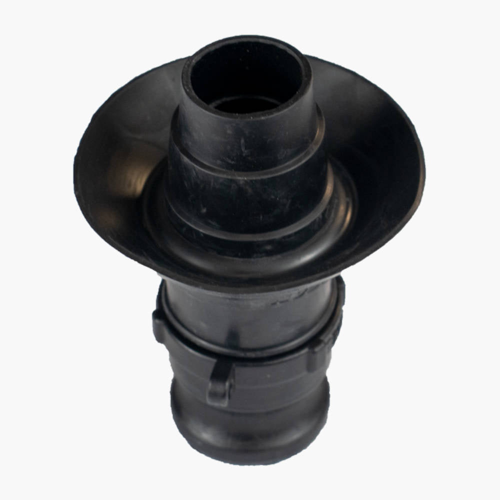 Pumpout Nozzle with Splash Guard, Male Quick Clamp 1.5" (27220)<br>