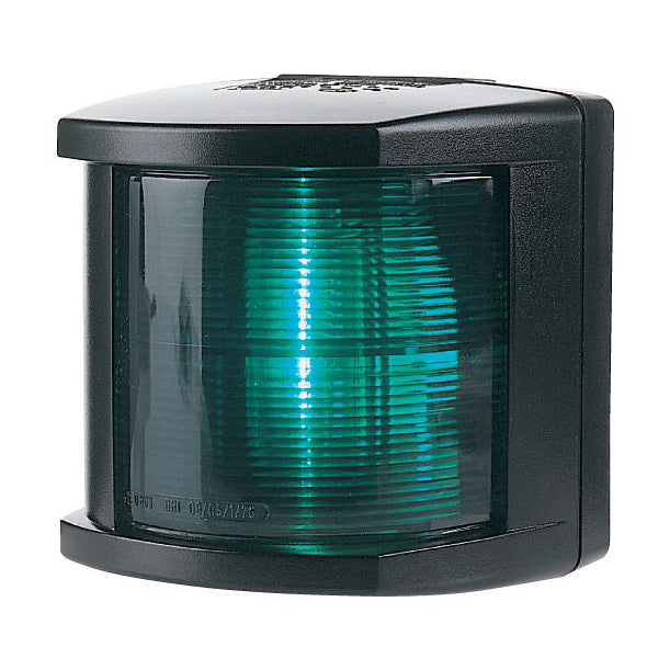 2 NM Starboard Lamp Hella Marine Series 2984, Green w/ Black Housing