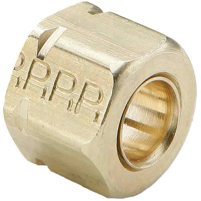 Parker 61CA-6 3/8" Ferrule and Nut Brass Compression Fittings