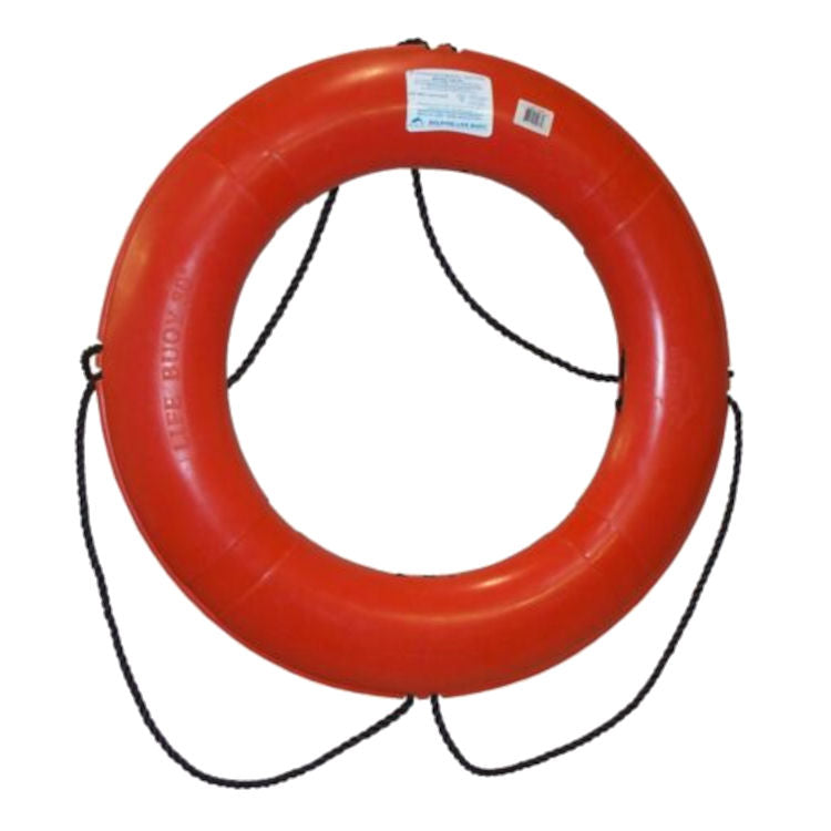 Life Ring, 30" Orange Commercial Life Ring Buoy, USA
