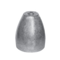 Prop Anode Only, Type C, Zinc,  fits Shaft 1" & 1-1/8", Length 2.64"