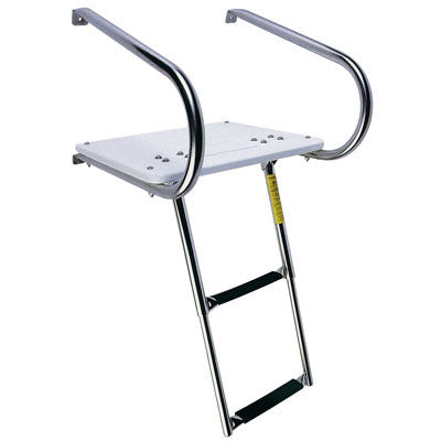 Inboard / Outboard Swim Platform w/ 2 Step Telescoping
