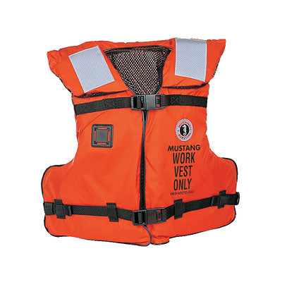 Type III/V Work Vest w/ Solas Tape, Adult Universal, Orange