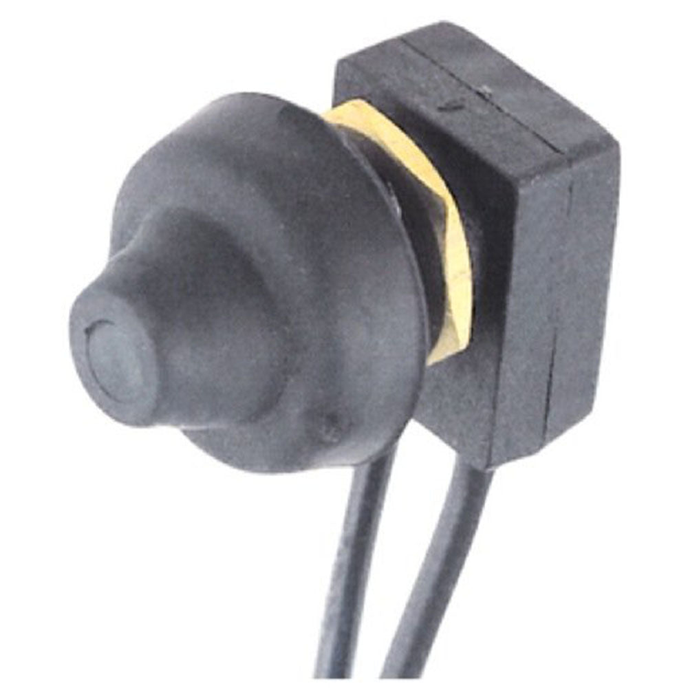 Blk Plastic Push Button Switch