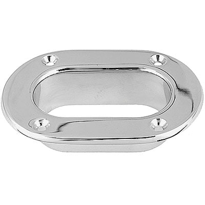 Chromed Bronze Oval Hawse Hole Plate