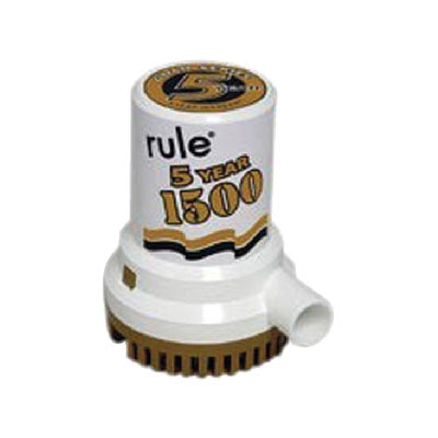 Rule 29-04 Gold Series Bilge Pump, 1,500 gph, 12 volt