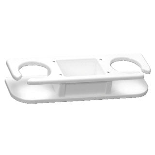 Taco, 2 Drink Holder, w/ Catch-All, Polyethylene