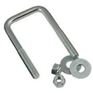 Tie Down 86223 Square U-Bolts 1/2" X 2-1/16" X 4-3/16", Galvanized, Pair